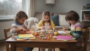 découvrez des activités manuelles simples et amusantes pour occuper vos enfants un dimanche pluvieux, en stimulant leur créativité tout en restant à la maison.