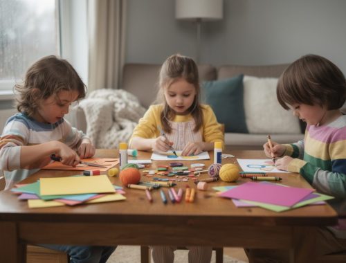 découvrez des activités manuelles simples et amusantes pour occuper vos enfants un dimanche pluvieux, en stimulant leur créativité tout en restant à la maison.